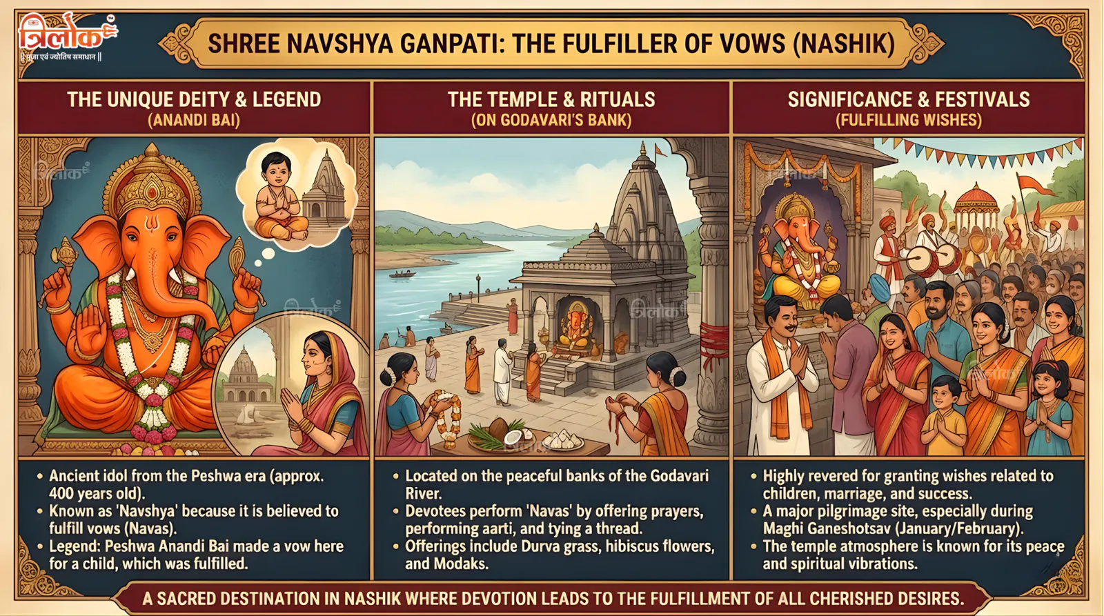 Shree Navshya Ganpati: The Fulfiller of Vows